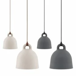 Normann Copenhagen Bell Medium Hanglamp Zand -verlichting Soldes Boutique normann copenhagen bell medium hanglamp zand 2