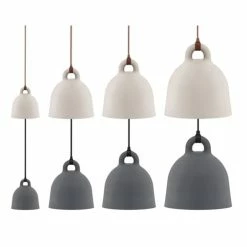 Normann Copenhagen Bell Medium Hanglamp Zand -verlichting Soldes Boutique normann copenhagen bell medium hanglamp zand 3