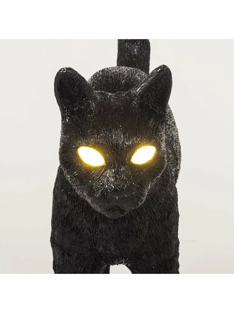 Seletti Jobby The Cat Lamp - Zwart 2 Seletti Jobby The Cat Lamp - Zwart - Afbeelding 2