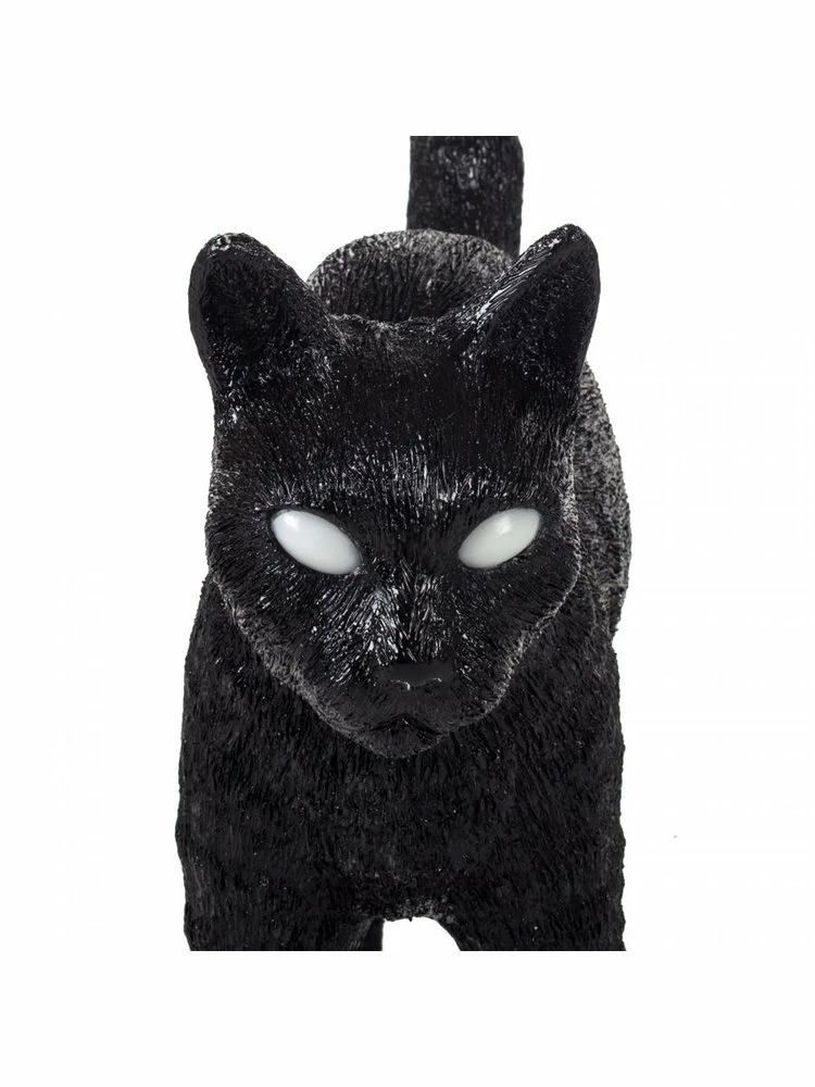 Seletti Jobby The Cat Lamp - Zwart 3 Seletti Jobby The Cat Lamp - Zwart - Afbeelding 3