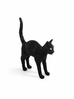 Seletti Jobby The Cat Lamp - Zwart