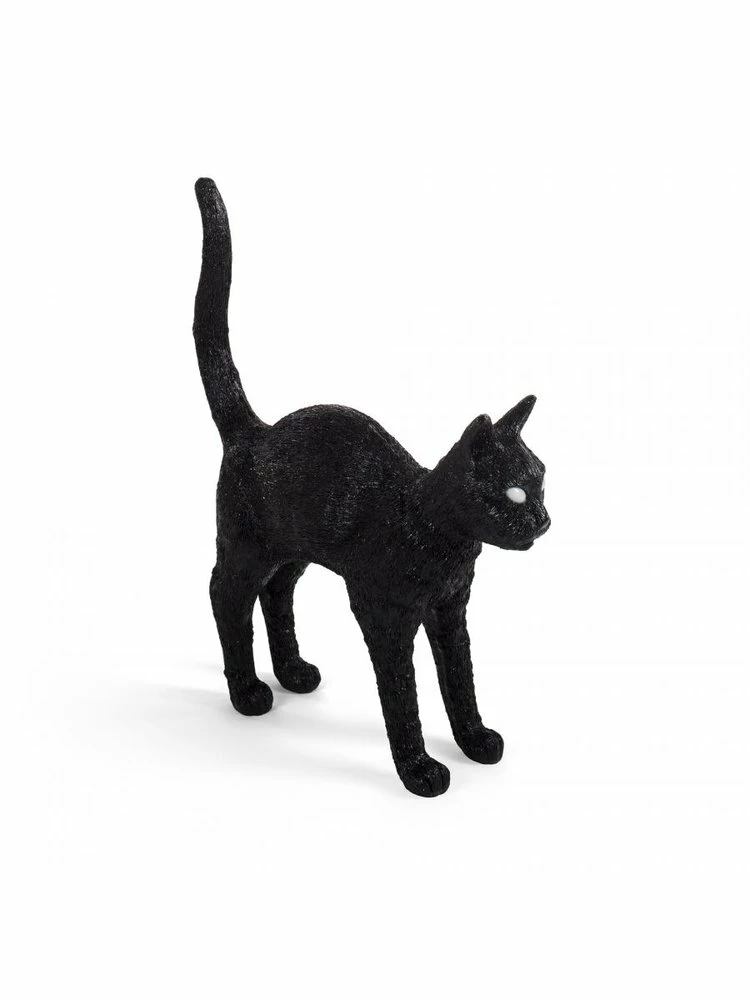 Seletti Jobby The Cat Lamp - Zwart 1 Seletti Jobby The Cat Lamp - Zwart