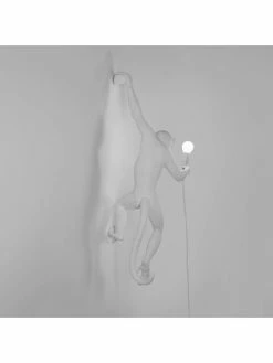 Seletti Monkey Lamp Hanging Left - Wit -verlichting Soldes Boutique seletti monkey lamp hanging left wit 3
