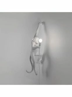 Seletti Monkey Lamp Hanging Left - Wit -verlichting Soldes Boutique seletti monkey lamp hanging left wit 5