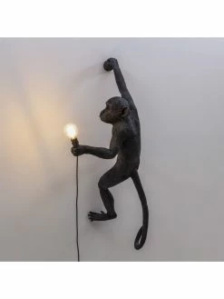 Seletti Monkey Lamp Hanging Right - Zwart -verlichting Soldes Boutique seletti monkey lamp hanging right zwart 2