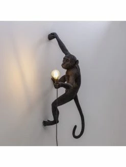 Seletti Monkey Lamp Hanging Right - Zwart -verlichting Soldes Boutique seletti monkey lamp hanging right zwart 4