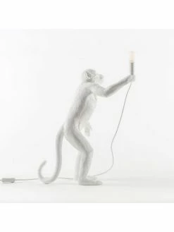 Seletti Monkey Lamp Standing - Wit -verlichting Soldes Boutique seletti monkey lamp standing wit 9