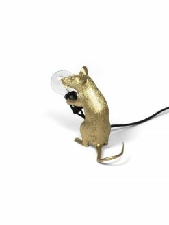 Seletti Mouse Lamp Mac - Goud 13 Seletti Mouse Lamp Mac - Goud -verlichting Soldes Boutique seletti mouse lamp mac goud 3