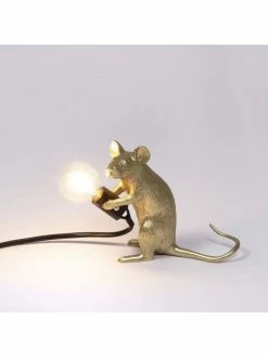 Seletti Mouse Lamp Mac - Goud 16 Seletti Mouse Lamp Mac - Goud -verlichting Soldes Boutique seletti mouse lamp mac goud 6
