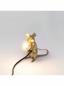 Seletti Mouse Lamp Mac - Goud 18 Seletti Mouse Lamp Mac - Goud -verlichting Soldes Boutique seletti mouse lamp mac goud 8